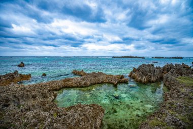 Miyakojima 'daki Shigira Sahili