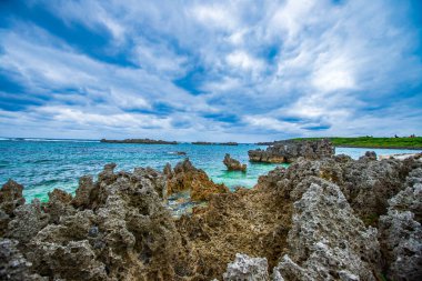 Miyakojima 'daki Shigira Sahili