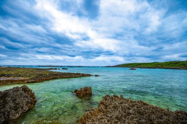 Miyakojima 'daki Shigira Sahili