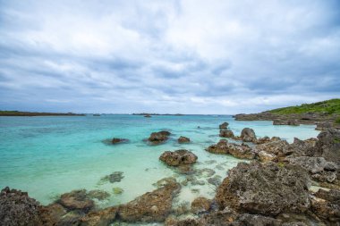 Miyakojima 'daki Shigira Sahili