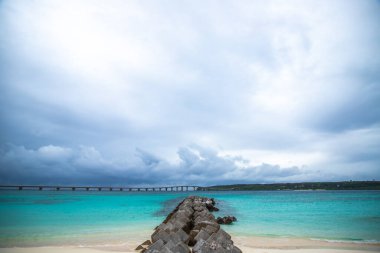 Miyako Adası 'ndaki Yonaha Maehama Sahili