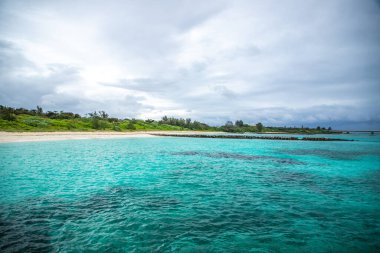 Miyako Adası 'ndaki Yonaha Maehama Sahili