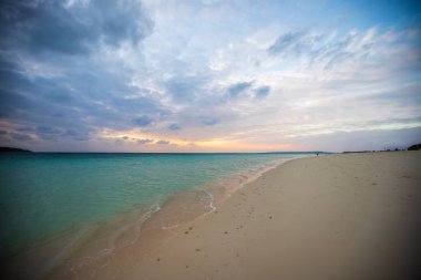 Miyako Adası 'ndaki Yonaha Maehama Sahili