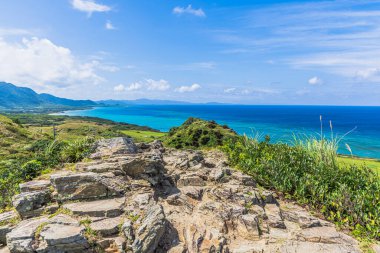 Hirakubozaki manzarası, Ishigaki Adası, Okinawa
