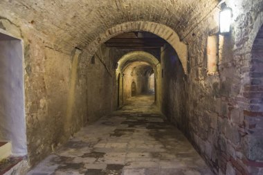 Via delle Volte a Colle, Siena 'nın Val d' Elsa bölgesinde.