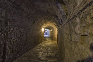 Via delle Volte a Colle, Siena 'nın Val d' Elsa bölgesinde.