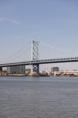 Vertical bridge going into Pennsylvania.