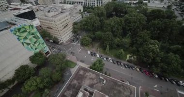 Raleigh, Kuzey Carolina 'dan 2023 yılına ait hava görüntüleri.