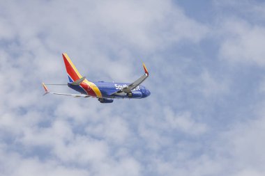 Houston 'daki Hobby havaalanında güneybatı uçağı