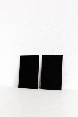 Pankartlar ve diğer tasarım amaçları için model şablonu, boş boş görünüm