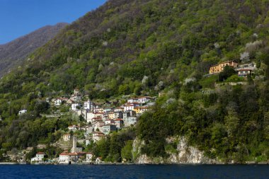 Como Gölü 'nde bahar, Lombardiya, İtalya