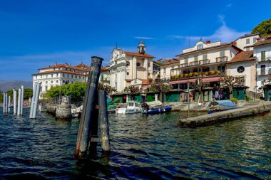 Borromea Adaları, Maggiore Gölü 'ndeki Isola Bella, Piedmont, İtalya