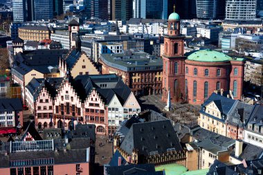 St. Paul Kilisesi ve Roemer, Frankfurt am Main, Hesse, Almanya