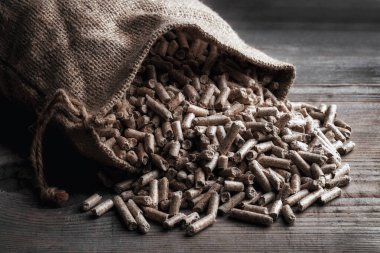 Ahşap ahşap arka plan üzerinde granül