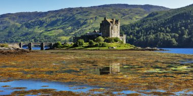 Eilean Donan Kalesi, Loch Duich, Batı Highlands, İskoçya, Birleşik Krallık