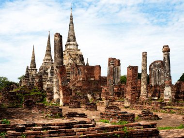 Wat Phra Si Santhe, Ayutthaya Tarihi Parkı, UNESCO Dünya Mirası Alanı, Ayutthaya Eyaleti, Tayland, Asya