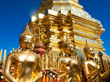 Altın Buda, Wat Phra Doi Suthep, Chiang Mai, Tayland, Asya