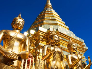 Altın Buda, Wat Phra Doi Suthep, Chiang Mai, Tayland, Asya