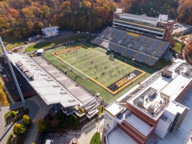 Bir hava aracı çekiminde Kidd Brewer Stadyumu, Appalachian Devlet Üniversitesi 'nde 