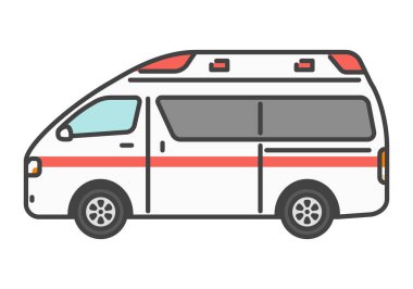 Japon Ambulansı / Basit Sevimli Görüntü