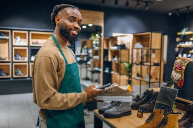 Başarılı bir perakende satıcısı. Yüksek kaliteli fotoğraf başarılı bir perakende satıcısı