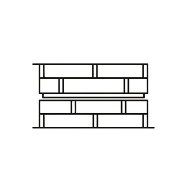 Dağıtılmış tuğlaların basit çizimi