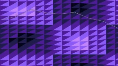 Soyut Dalga Çizgisi Geometrik Mor Arkaplan Çaprazında