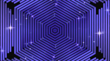 Fütürist bir ayarda renkli ses çubuklarının hareketli grafikleri