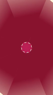 Yumuşak şeftali rengi geometrik şekillere sahip minimalist soyut bir arkaplan.