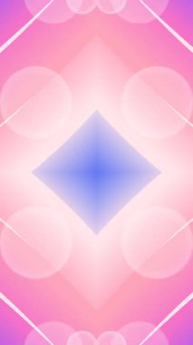 Büyüleyici bir mor değişim geometrik bir desen içinde yavaşça yer değiştiriyor ve derinlik ve görsel bir ilgi yaratıyor.