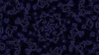 Mavi ve mor rengin kusursuz deseni