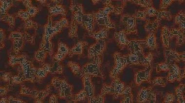 Renk ve şekillerin bir deseni ile soyut arkaplan