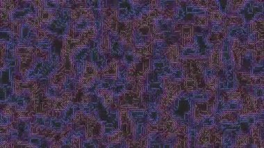 Soyut Geometrik Desen üretken hesaplama sanatı çizimi