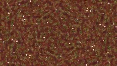 Soyut çiçeklerle kusursuz desen