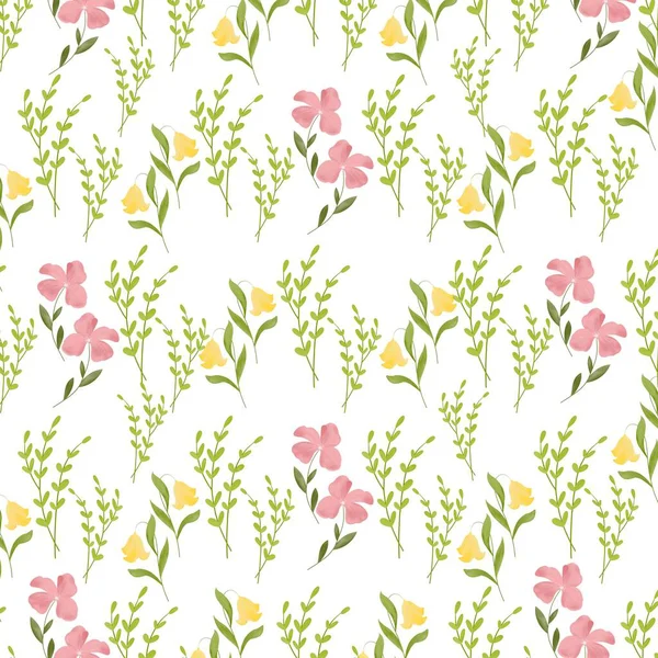 Çiçeklerle kusursuz desen