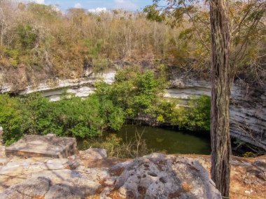 Chichen Itza, Yucatan, Meksika Arkeolojik Bölgesi 'nde Kutsal Cenaze..