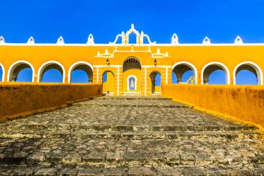 San Antonio de Padua Manastırı Izamal, Yucatan.