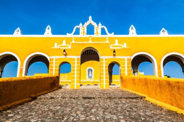 San Antonio de Padua Manastırı Izamal, Yucatan.