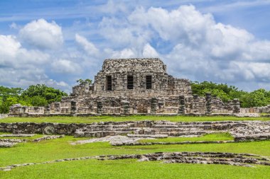 Mayapan Arkeolojik Bölgesi Yucatan, Meksika.
