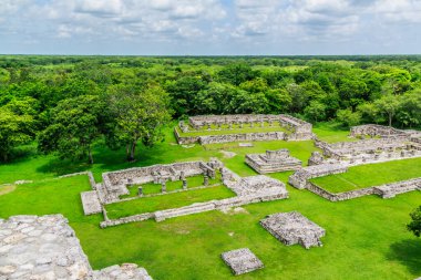 Mayapan Arkeolojik Bölgesi Yucatan, Meksika.