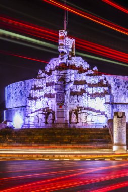 Yucatn 'daki Mrida şehrindeki Anavatan Anıtı.