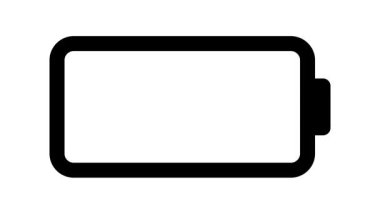 Pil canlandırması yükleniyor, beyaza izole edilmiş yeşil ilerleme çubukları yükleniyor