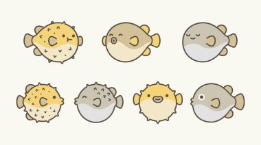 Tavuk seti. vektör illüstrasyonu.