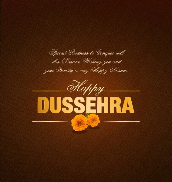 Happy Dasara Greetings Happy Dussehra Golden Greetings — Foto de Stock