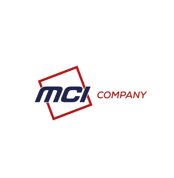 Mci Logo Mci Monogram Mci Company Logo — Stock Vector