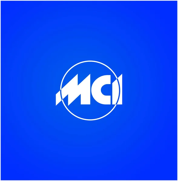 Mci Logo Mci Monogram Mci Bedrijfslogo — Stockvector