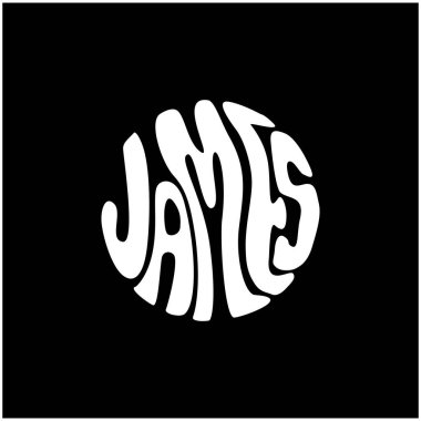 James daha sonra yuvarlak bir şekilde yazar.