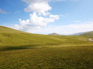 Mavi Gök Altında Geniş Yeşil Manzara
