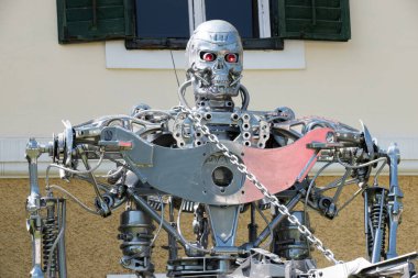 Arnold Schwarzenegger 'in doğum evi Thal, Styria, Avusturya' da 28 Temmuz 2023. Avusturya 'nın Styria bölgesindeki Thal köyünde süperstar Arnold Schwarzenegger' in doğduğu ev artık bir müze ve turistik ilgi merkezi.