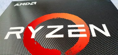 AMD Ryzen İşlemci Kutusunu kapat, seçici odak